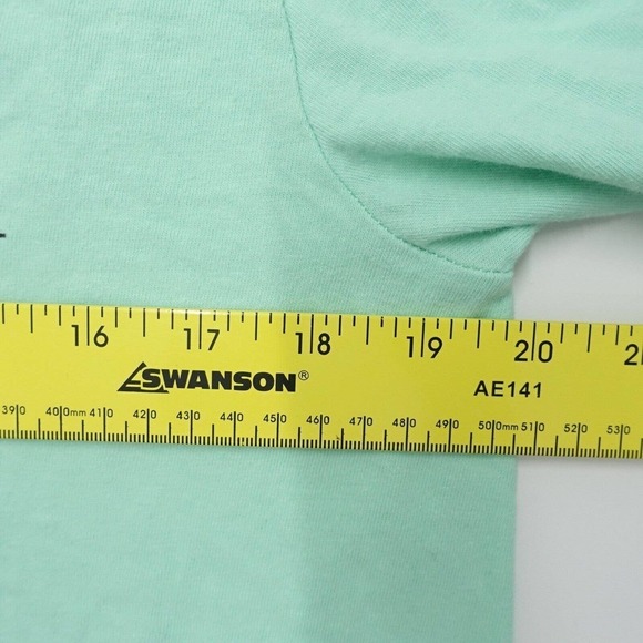 Comfort Colors T-Shirt Men's Size Medium Green Long Sleeve Crew Neck 100% Cotton - Picture 4 of 8